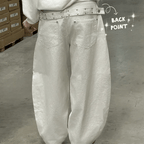 【彎刀神褲】Back Belt Pants