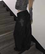 【Divine Pants Series】Cross Back Jeans 