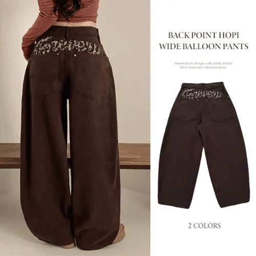 Back Point Balloon Pants