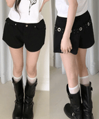 【y2k酷夏】Streetwear Stud Shorts