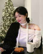 Breezy Off Shoulder Scarf Set 