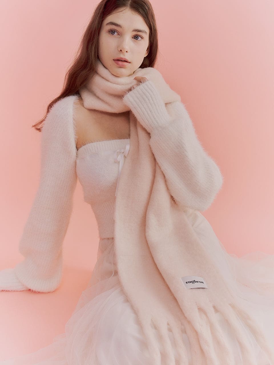 Karina同款！Engbrox Cotton Candy Muffler