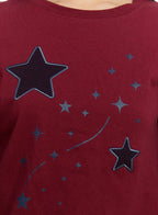 【層疊穿搭】Layered Star Patch Tee