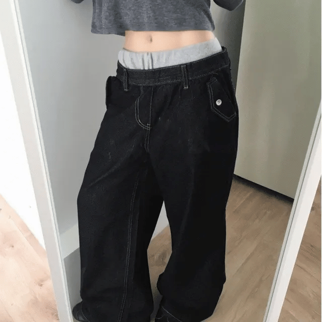 【耐洗如新】Layered Non-Faded Jeans