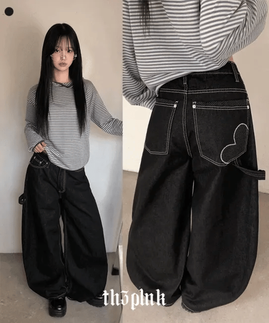 【彎刀神褲】Star Heart Jeans