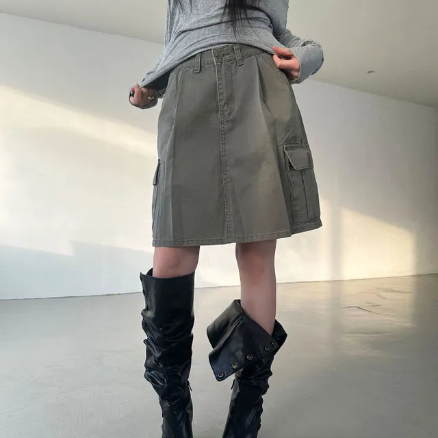 【工裝裙】Cargo Tunk Skirt