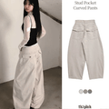 【神褲系列】Pocket Curved Pants