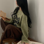 【柔軟厚實】How To Spell Love Knit