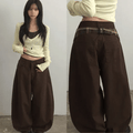 Taka Check Balloon Wide Pants