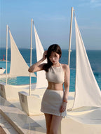 【Elegant and Sweet】Ballet Skirt Bikini 