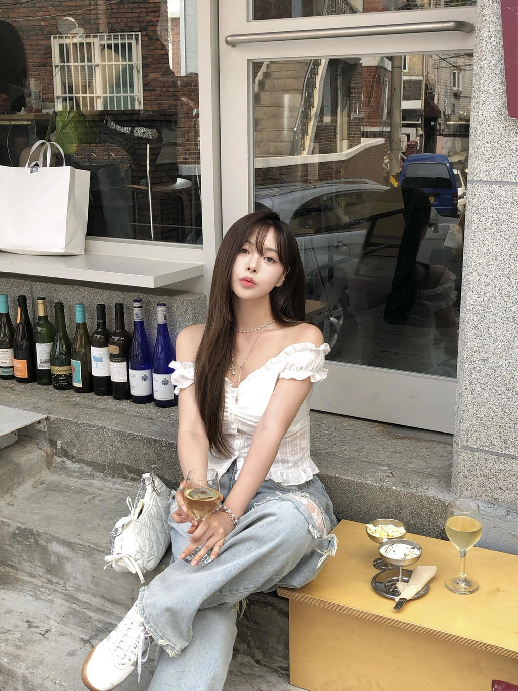 【☁️浪漫初夏】Liz Punching Blouse