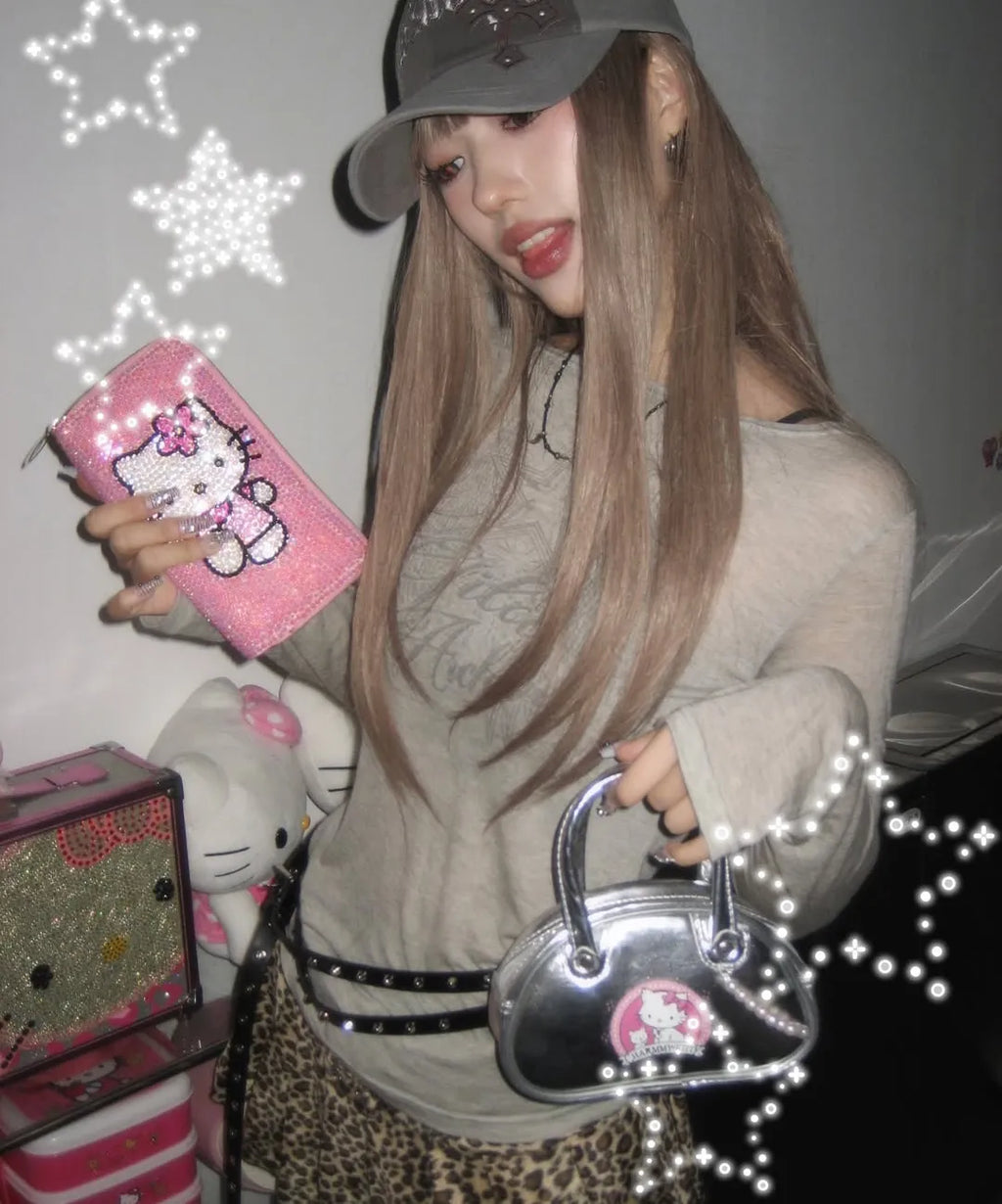 【JISOO同款】STAR WING SHEER LONG SLEEVE