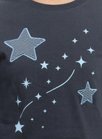 【層疊穿搭】Layered Star Patch Tee