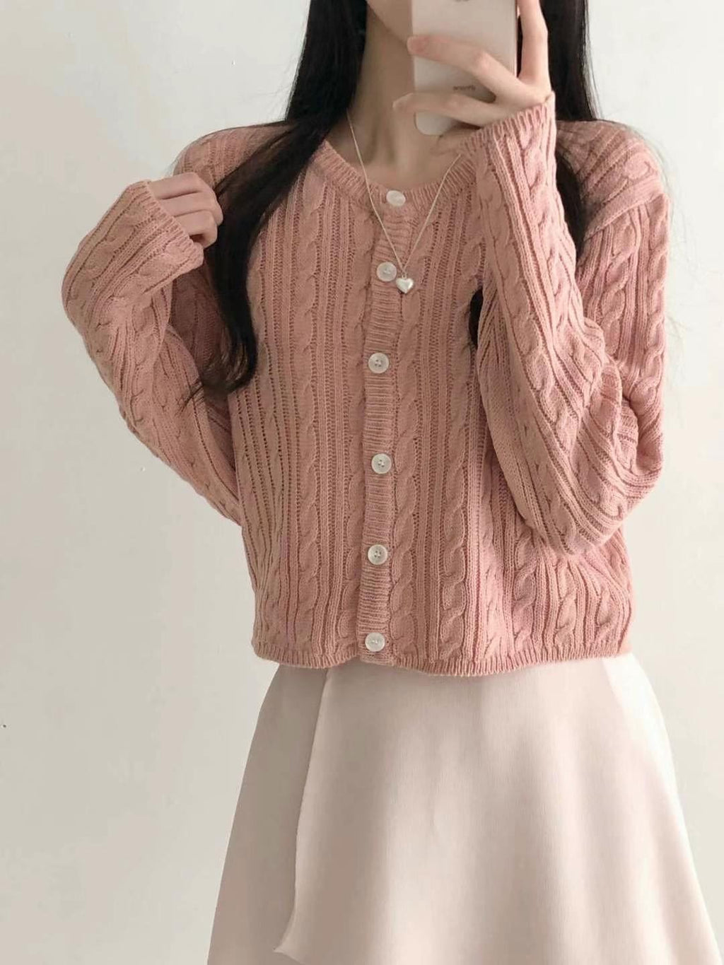 【Autumn/Winter Minimalist】Cable Cardigan 