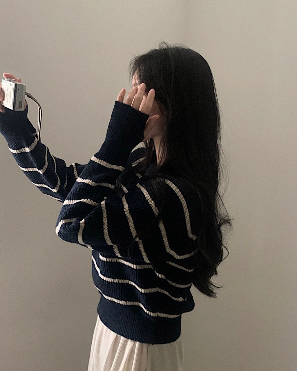 【🍷聖誕新年PICK】條紋保暖寬鬆針織衫