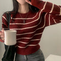 【🍷Christmas &amp; New Year PICK】Striped Warm Loose Knit Sweater 