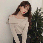 Opening Half Off Shoulder Top