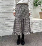 【秋冬新品】Check Midi Skirt