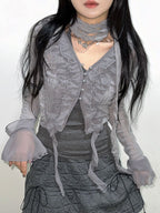 【🩶KARINA's Pick】Frilly Muffler Set 