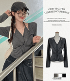 【🩶y2k series】 Halter Layered Cardigan 