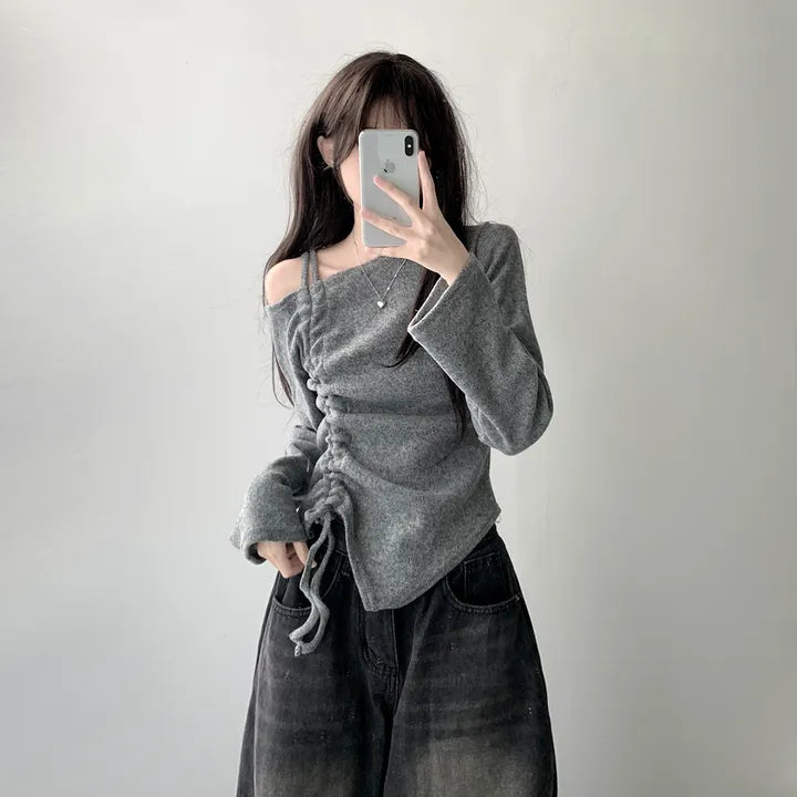 Snow One-Off Fleece Top