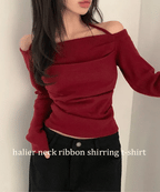 【🍷年末約會】Strap Drape Top