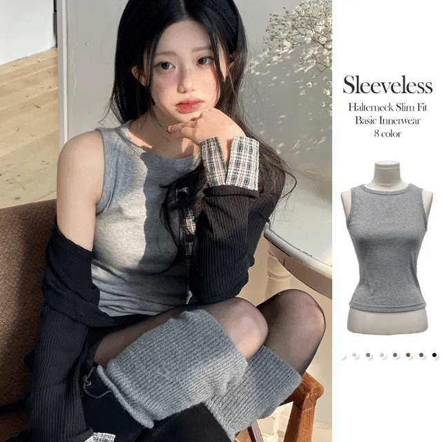 【副乳隱形背心】Basic Tank Top
