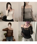 【🩶透視小性感】Lace Core Sheer Tee