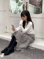 【秋冬新品】Check Midi Skirt