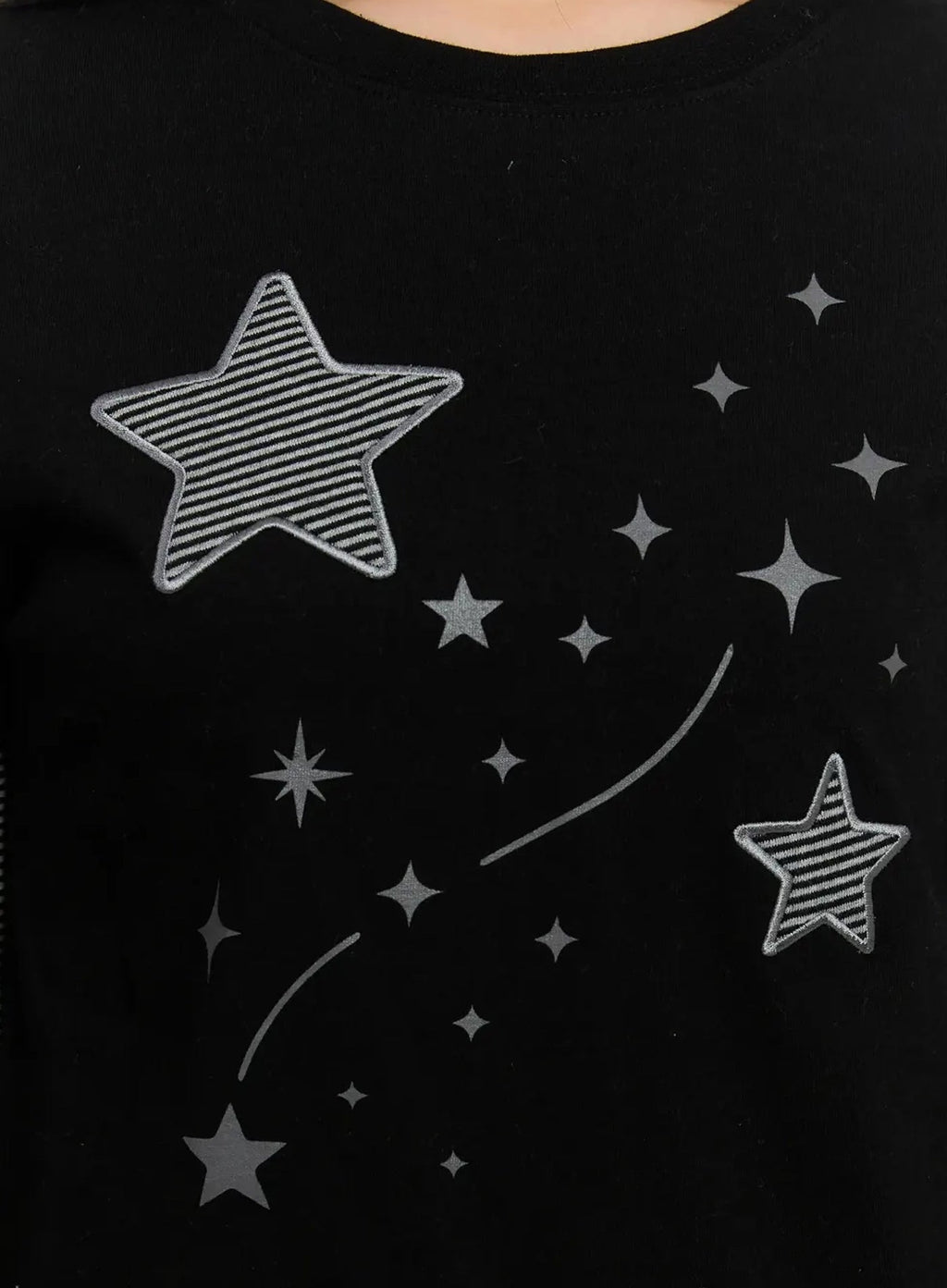 【層疊穿搭】Layered Star Patch Tee