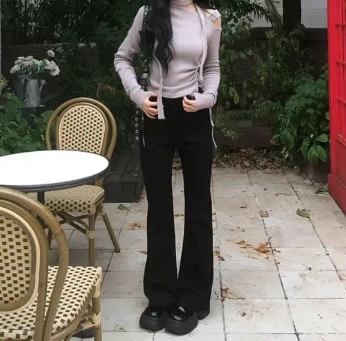 【ONNI氣質】Shirring Ribbon Knit Set