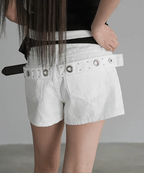 【y2k酷夏】Streetwear Stud Shorts