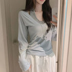 【韓式約會感】Halter V Neck T-shirts