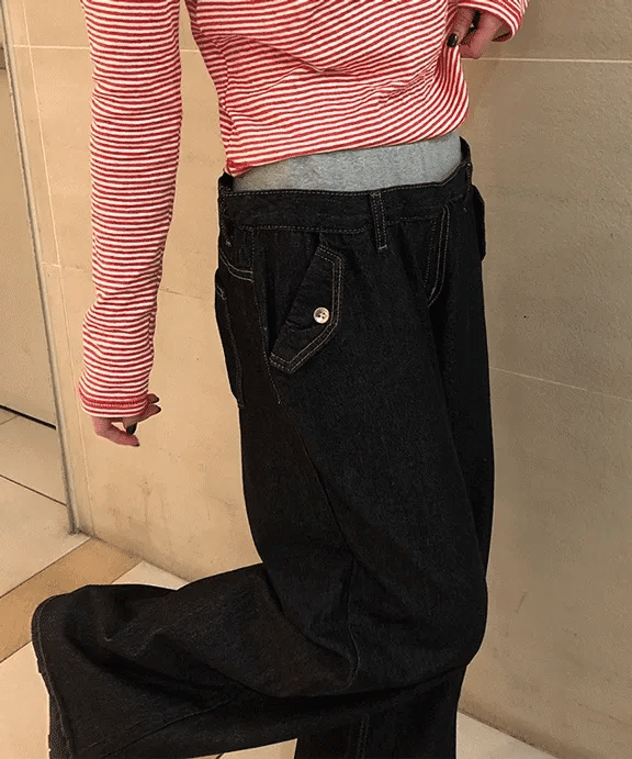 【耐洗如新】Layered Non-Faded Jeans