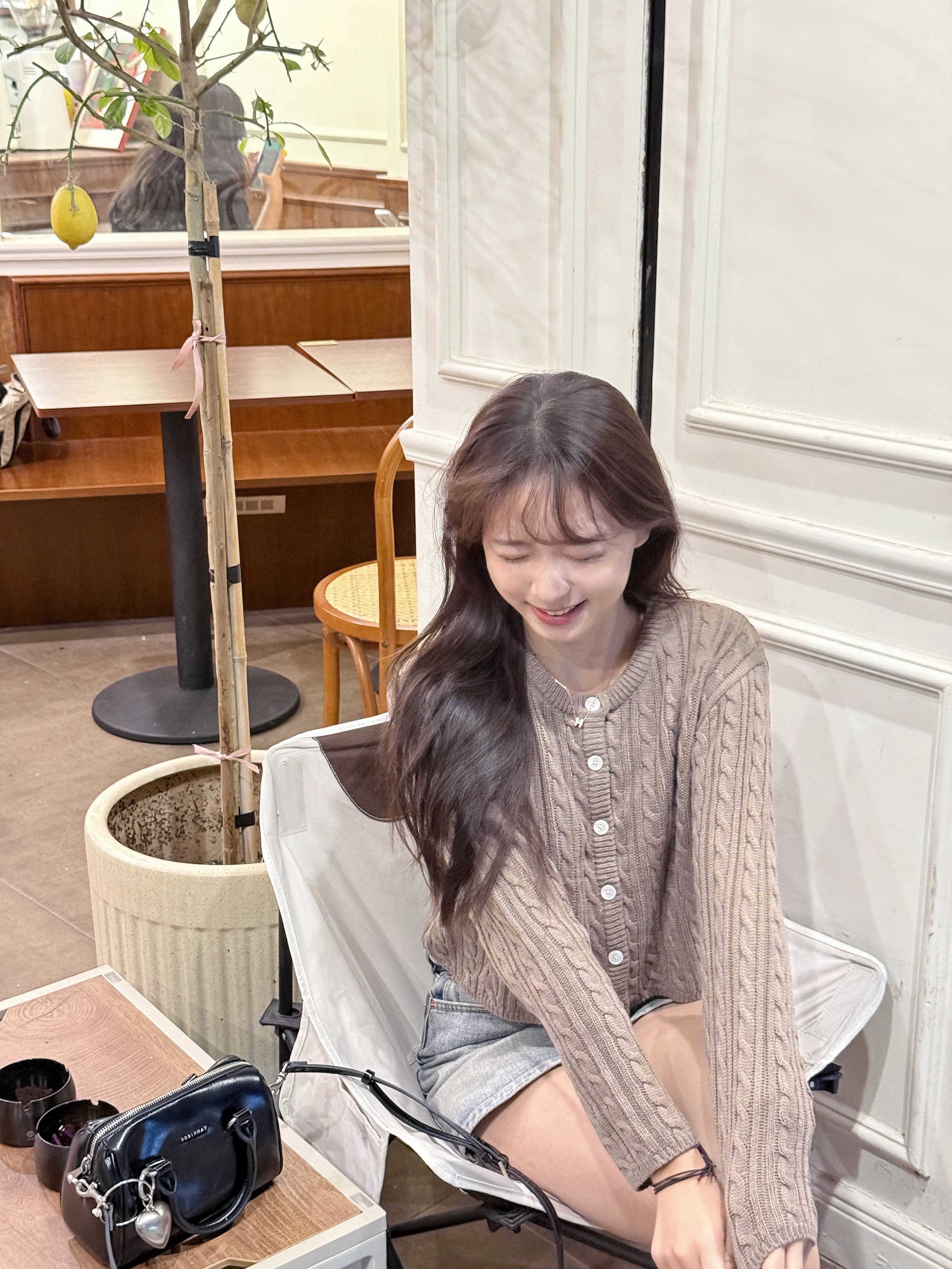 【Autumn/Winter Minimalist】Cable Cardigan 