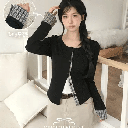 【MD’s PICK】Check Point Cardigan