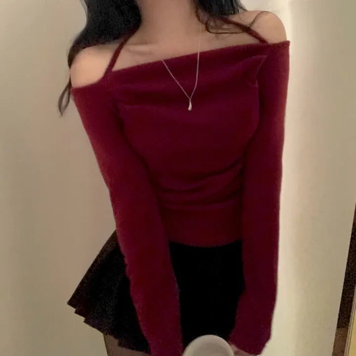 【🍷年末約會】Strap Drape Top