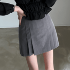 Preppy style pleated skirt and pants