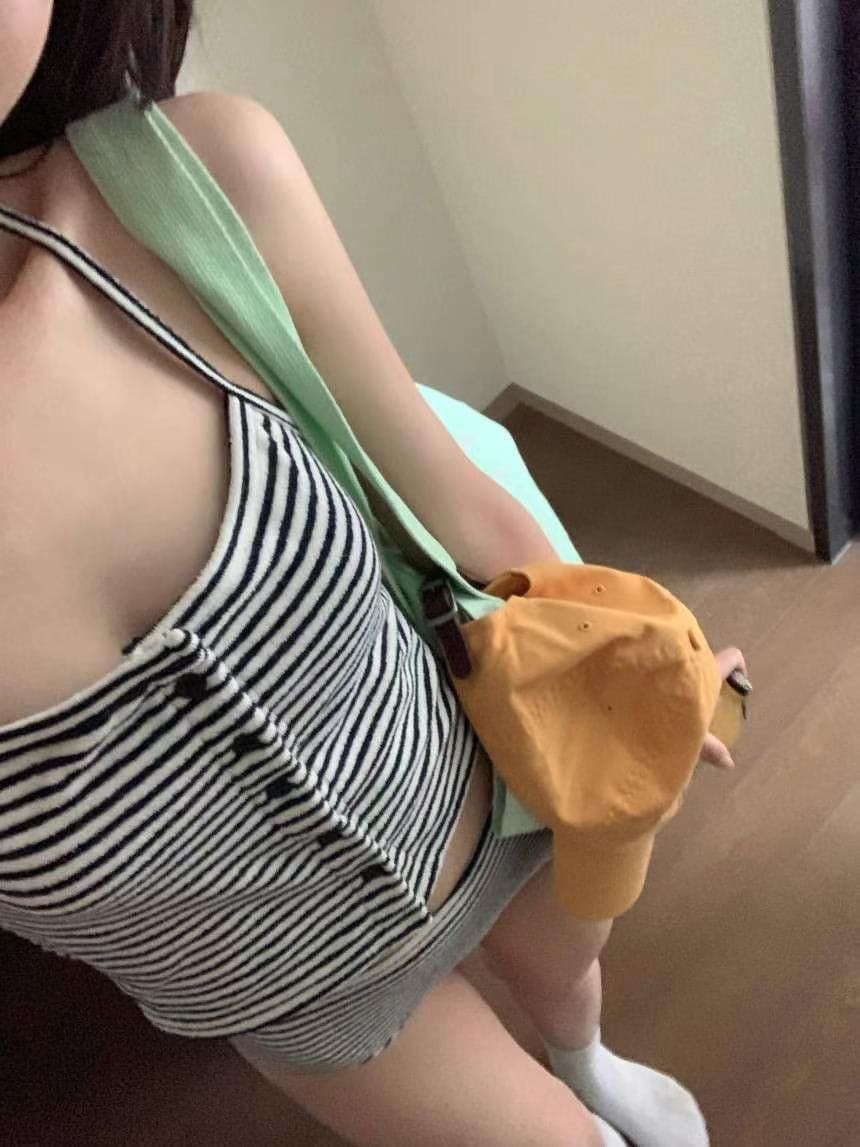 【🩰可愛/斯文】Halter Stripe Bikini