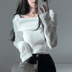 【🥂Date Picks】Square Fleece Top 