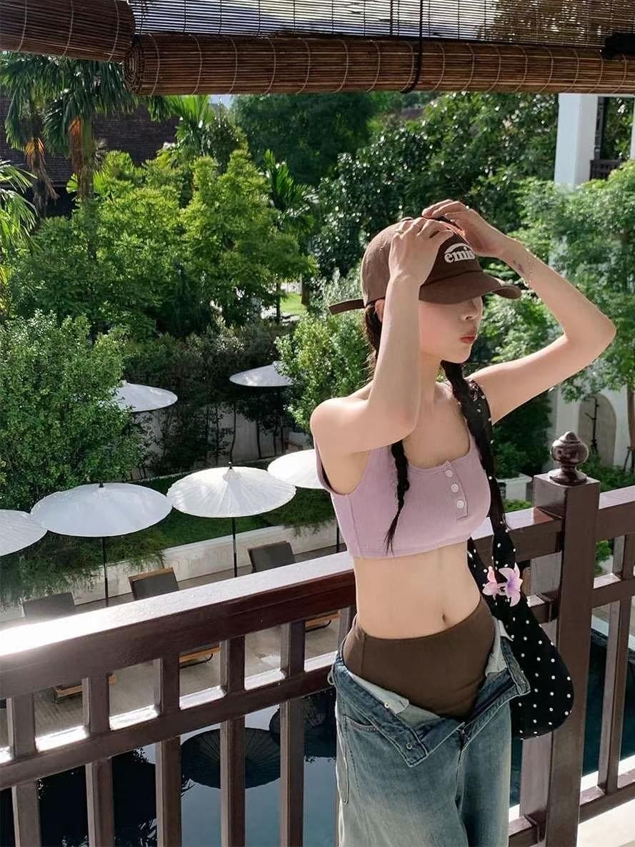 【💜Cute Series】Besh Button Bikini 
