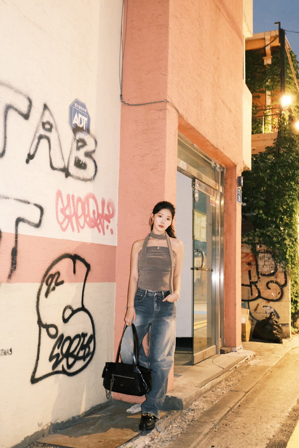 【y2k vibe】Serenity Scarf Top Set