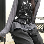 【袖色拼接】Star Heart Tee