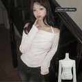 【🍷秋冬新色】Strap Drape Top