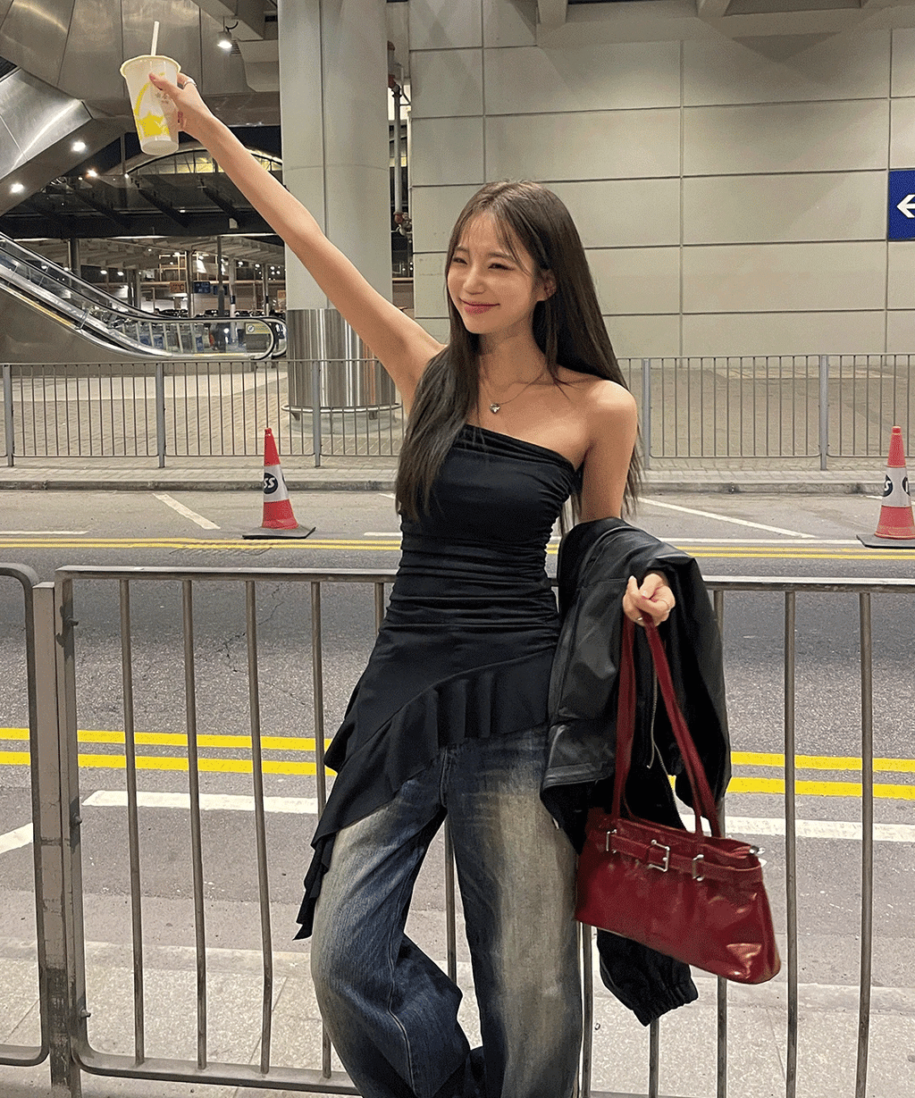 【📞Summer Sensibility】Ruffles Tube Top 