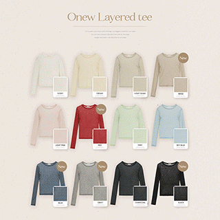 [Can be layered] Tencel Basic Tee