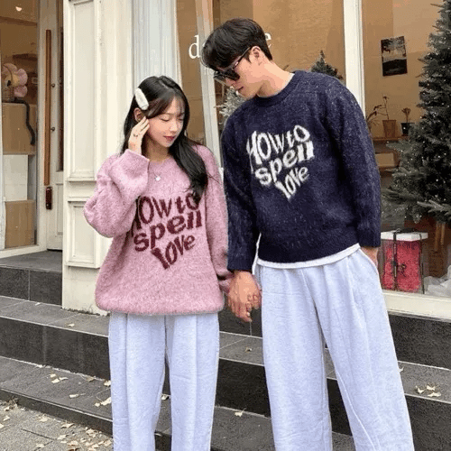 【柔軟厚實】How To Spell Love Knit