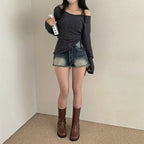 【🍂y2k autumn】Unbalanced Charm Knit 