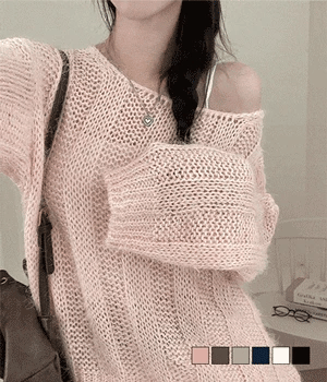 【🤎Autumn/Winter Essential】Loose Fit Angora Knit 