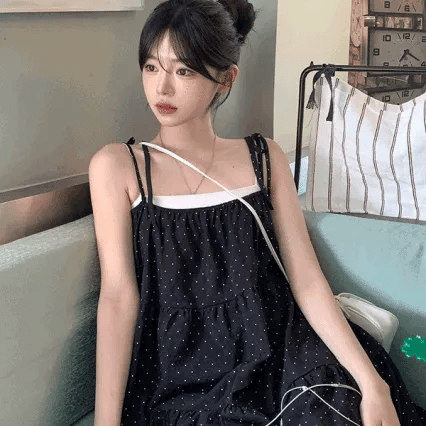 【清新可愛】Dot Cancan OPS